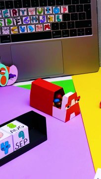 Fabriquons les plus cool Alphabet Lore Crafts ! #shorts