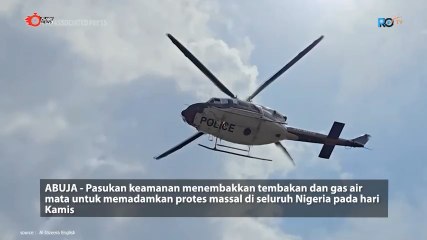 Polisi Tembakkan Gas Air Mata dalam Protes Krisis Nigeria
