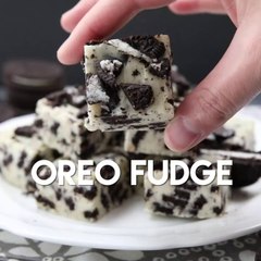 Easiest oreo fundge recipe with only 4 ingredients!!