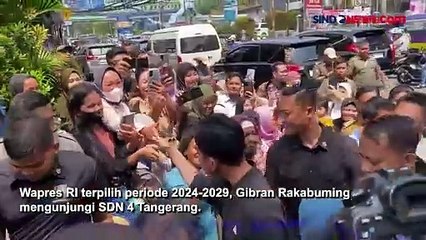 Gibran Rakabuming Pantau Uji Coba Makan Siang Gratis di SDN 4 Tangerang