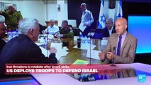 US deploys troops and says ready to defend Israel if Iran launches an attack against the Jewish state