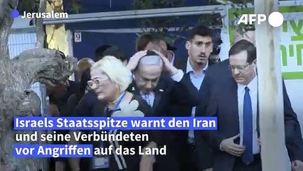 Netanjahu: Angreifer Israels werden "sehr hohen Preis zahlen"
