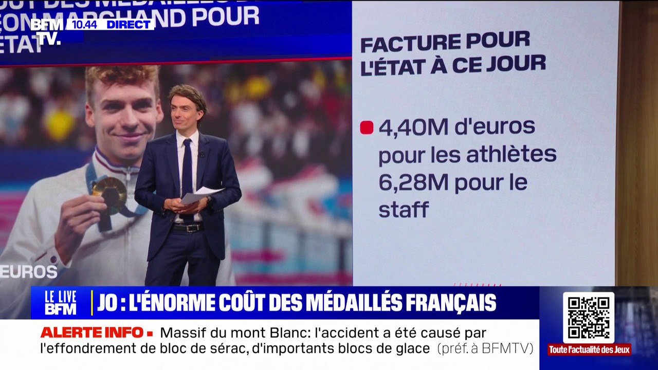 LES ÉCLAIREURS - Combien gagnent les médaillés français aux Jeux olympiques?