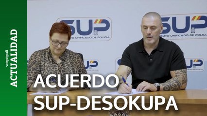 SUP firma un contrato con Desokupa para la formación en defensa personal de 30.000 agentes de Policía
