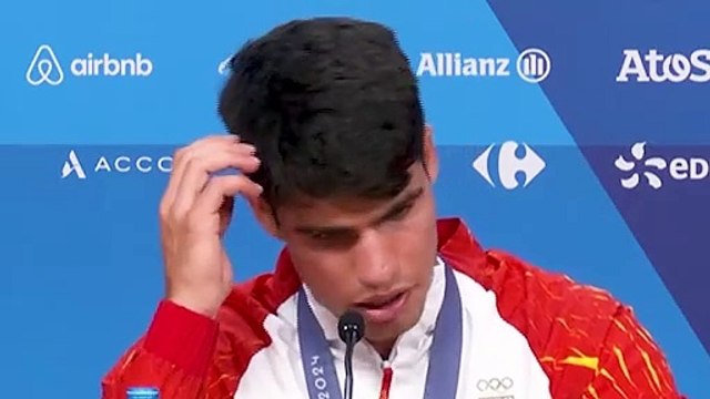 Tennis - Paris 2024 - Carlos Alcaraz : I had a really hungry Novak Djokovic in front of me