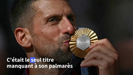 Tennis : Novak Djokovic remporte l'or olympique