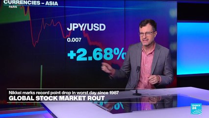 Japan's Nikkei sees biggest rout since 1987 Black Monday