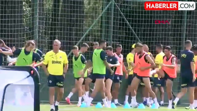 Fenerbahçe, Lille maçı öncesi son antrenmanını gerçekleştirdi