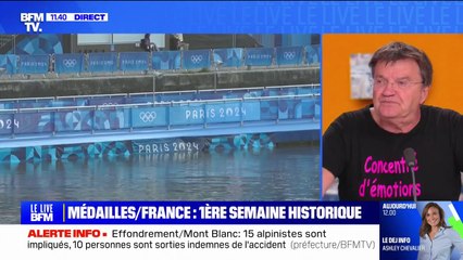 JO: "Le tableau des médailles, c'est magnifique (...) mais ce que j'attends c'est l'héritage", affirme Patrick Montel (journaliste sportif)
