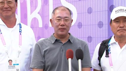 '양궁 후원자' 정의선 "선수들 꿈꾸는 걸 이뤄 기쁘다" / YTN