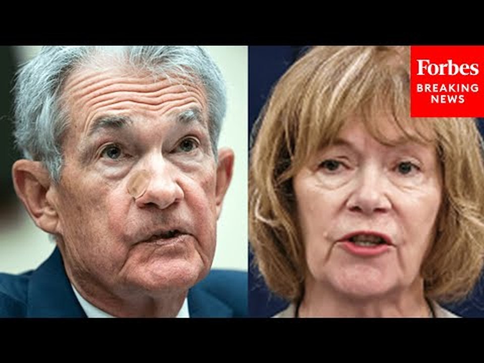 Tina Smith Presses Fed Chair Powell On Inflatio...