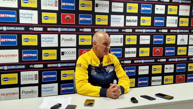 Salford Red Devils 22, Leeds Rhinos 16: Brad Arthur press conference