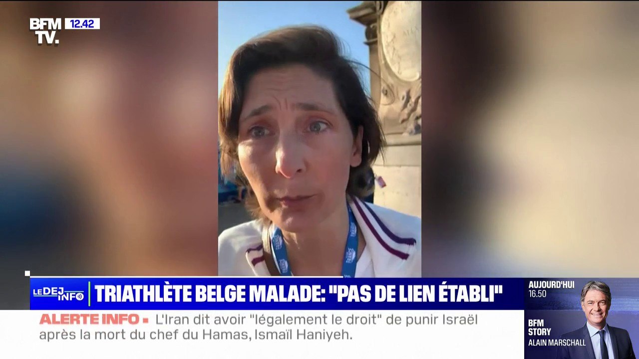 Triathlète belge malade après l'épreuve dans la Seine: "Les données de qualité de l'eau étaient particulièrement bonnes", assure Amélie Oudéa-Castéra