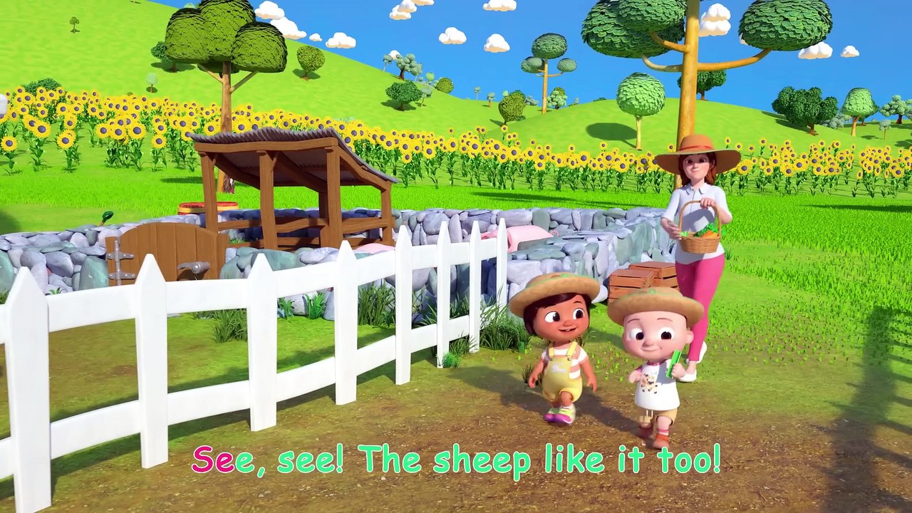 Yes Yes Vegetables On The Farm _ CoComelon Nursery Rhymes & Kids Songs