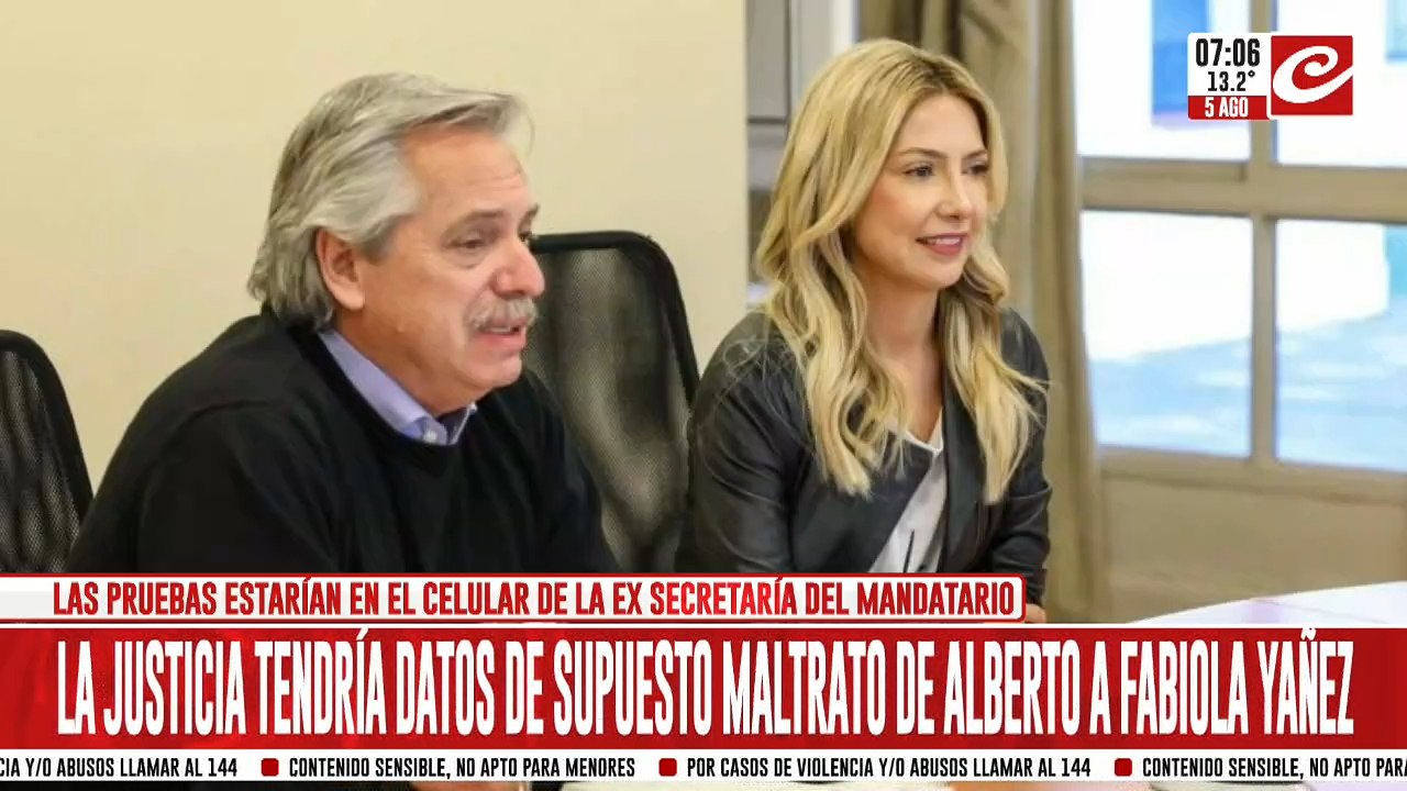 Violencia de género: la justicia tendría en su poder las pruebas que comprometen a Alberto Fernández