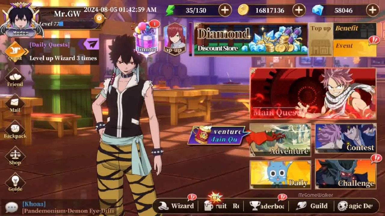 Fairy Tail: Fierce Fight Gameplay (Android/IOS) [No Commentary] Tower of Heaven 05/08/2024