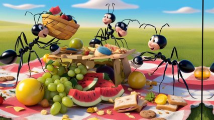 The Ants go marching one by one nursery rhymes for kids