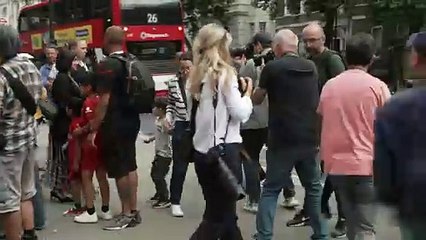 Mark Rowley grabs journalist's microphone after meeting