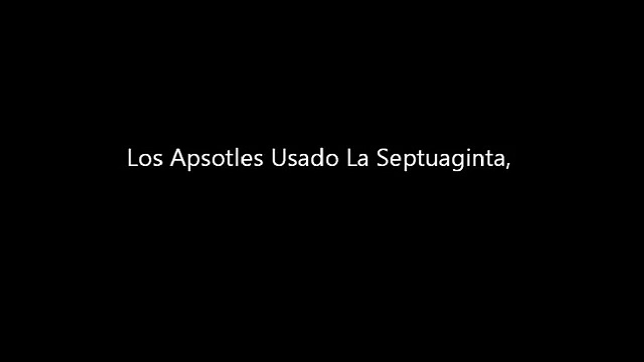 Los Apsotles usado la Septuaginta
