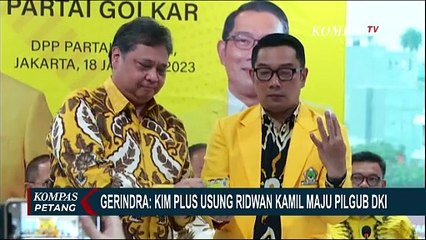 Download Video: KIM Plus Usung Ridwan Kamil untuk Pilgub Jakarta, Gerindra: Wakil Diumumkan 2 Hari ke Depan