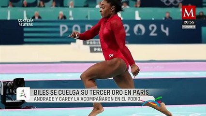 Simone Biles gana su tercer oro en París 2024 y séptimo título olímpico