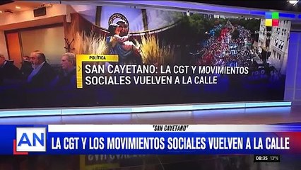 La CGT y movimientos sociales vuelven a la calle: el miércoles, marcha de "San Cayetano"