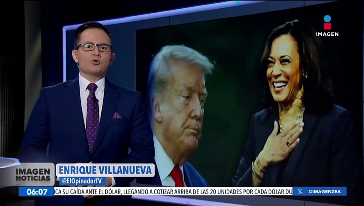 Kamala Harris aventaja por un punto a Donald Trump, según encuesta