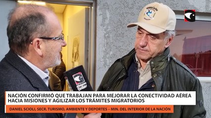 Nación confirmó que trabajan para mejorar la conectividad aérea hacia Misiones y agilizar los trámites migratorios