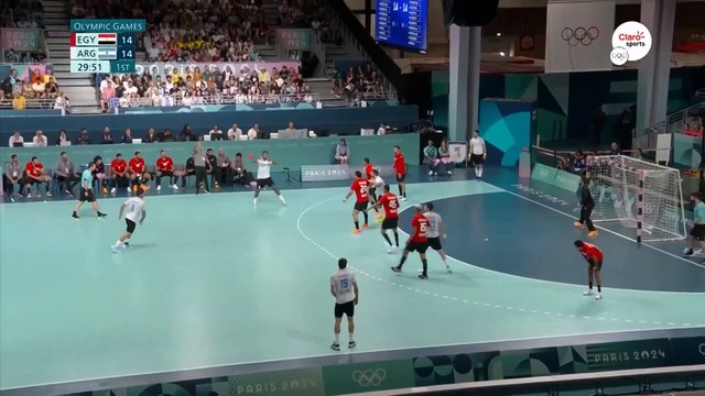 Egipto vs Argentina (34-27) | Juegos Olímpicos 2024 París | Handball, Masculino, Grupos