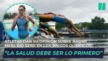 Varios atletas dan su opinión sobre tener que nadar en el río Sena en los Juegos Olímpicos: 