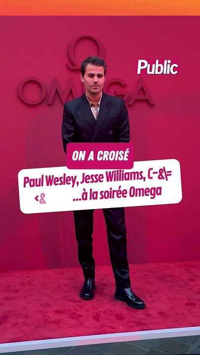‼️ On a croisé Paul Wesley, Jesse Williams, Chase Stokes, ... à la soirée Omega hier soir ! #omega #paris2024