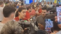 Carolina Marín llega a Madrid: 