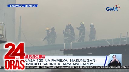 24 Oras: (Part 1) Hilera ng tindahan sa QC, nasunog; Epekto ng oil spill sa mangingisda, atbp