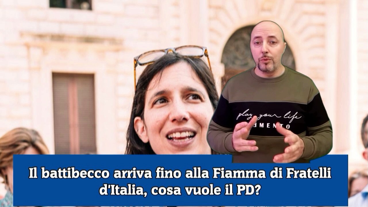 Il battibecco arriva fino alla Fiamma di Fratelli d'Italia, cosa vuole il PD