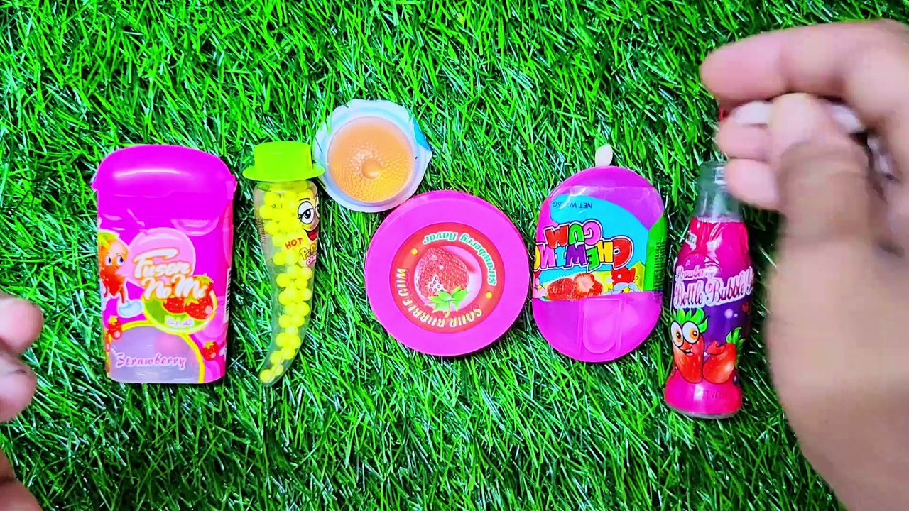 Unpacking ASMR  Chupa Chups Big Babol, Alpenliebe Lollipops Lollipop