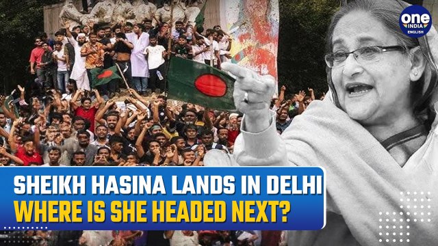 Bangladesh Protests: Sheikh Hasina Lands At Indian Air Force Base Near Delhi After Fleeing Dhaka