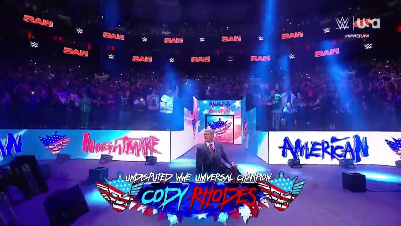 New Undisputed Universal Champion Cody Rhodes & Triple H Promo - WWE Raw 4/8 24 (Part 1)