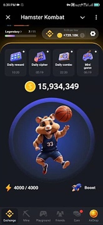 5th august hamster combat key ️
