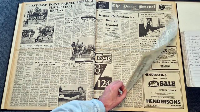 Derry Journal Paper August 2 1974