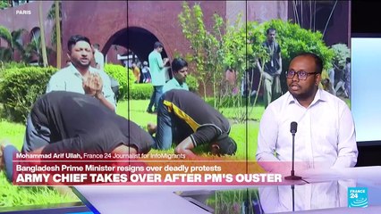 Why is the army speaking for Bangladesh following PM Sheikh Hasina's resignation?