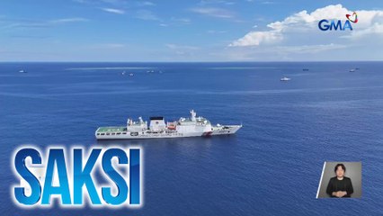 China Coast Guard, patuloy ang radio challenge habang namimigay ang pilipinas ng krudo sa mga mangingisda sa Escoda shoal | Saksi