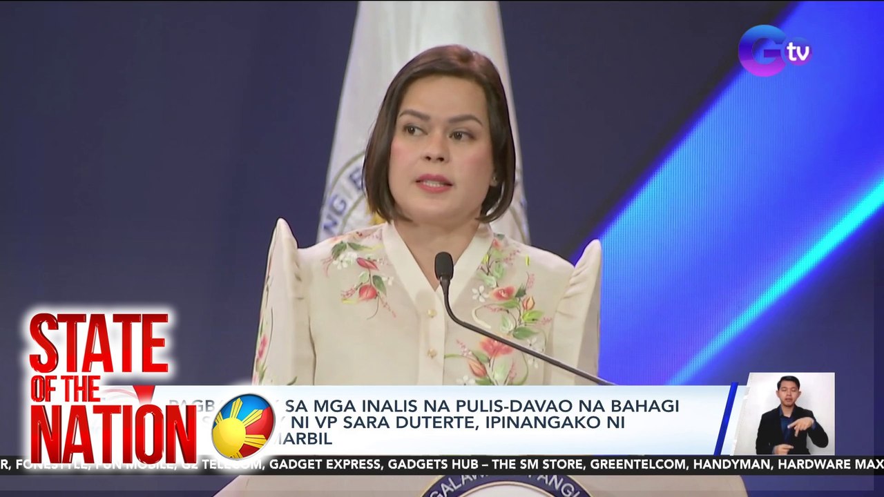 Pagbabalik sa mga inalis na pulis-davao na bahagi ng security ni VP Sara Duterte, ipinangako ni PNP Chief Marbil | SONA