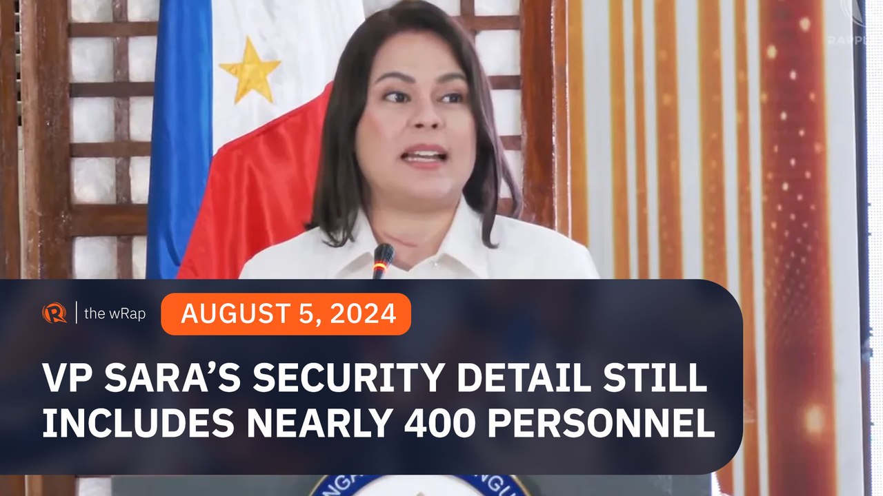 Nearly 400 soldiers, cops still securing Sara Duterte, Marbil tells senators
