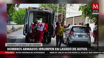 Ataque a balazos en lavado de autos en Chilpancingo deja una persona herida