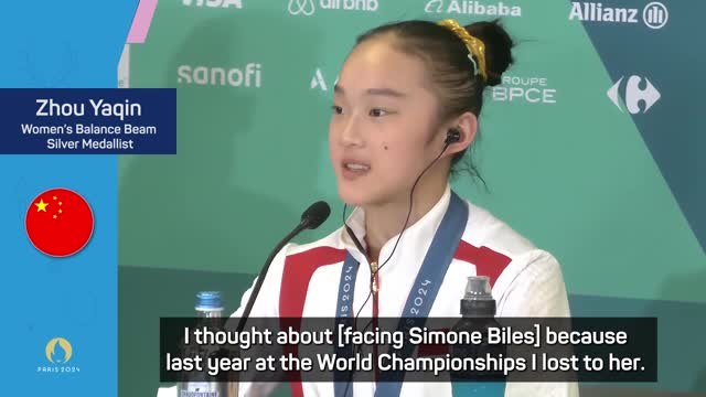 Zhou Yaqin's Olympic training focused on beating Biles