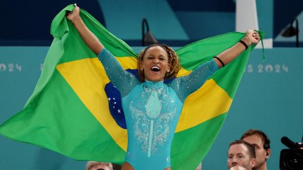 Medal Alert - Andrade beats Biles to women's floor gold