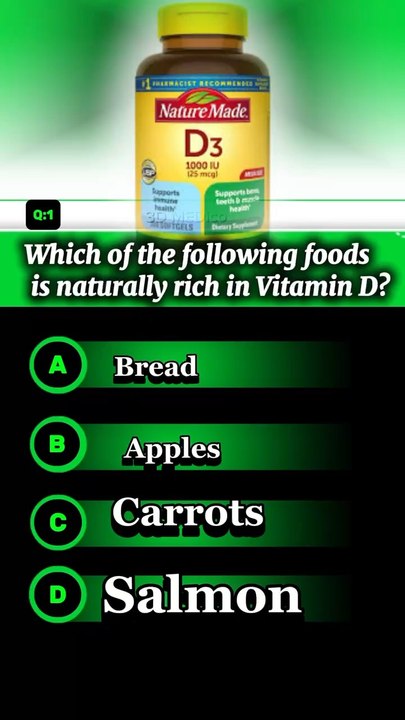 Vitamin D question answered mcqs #vitamin type of vitamin D #food #growth #diet #minerals  #3amedico