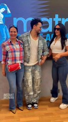 Tiger Shroff & Krishna Shroff with mom at the lunch of opening ceremony of Matrix Dance Academy.