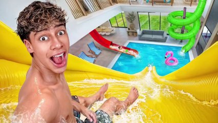We Built a Waterpark Inside Our House!