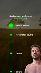 Quel age ont tes poumons ?